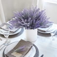 thumbnail image 2 of 10 paquetes de flores artificiales de lavanda para decoración del hogar y bodas, 2 of 7