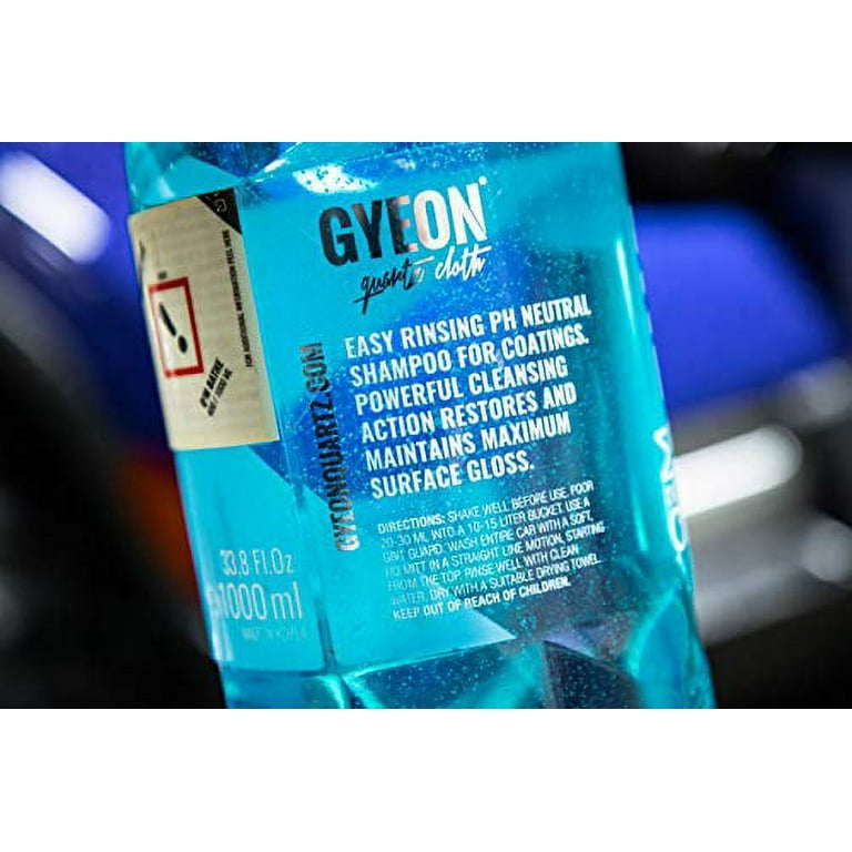GYEON quartz Q²M Bathe - Car Wash Soap - Wax and Ceramic Coating Safe -  Highly Lubricated Foaming Car Wash Soap For Foam Cannon - Remove Loose Dirt
