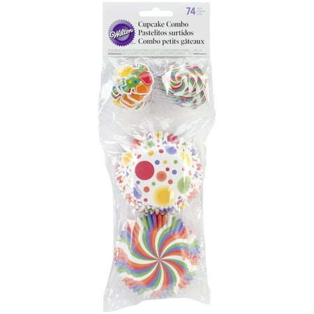 Cupcake Combo Pack-Candy 74/Pkg, Pk 6, Wilton