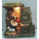 Northlight 14 "Fontaine de Nativité Religieuse de Famille Sainte Brune et Grise avec Décoration de Noël de Table de Lampe – image 3 sur 3