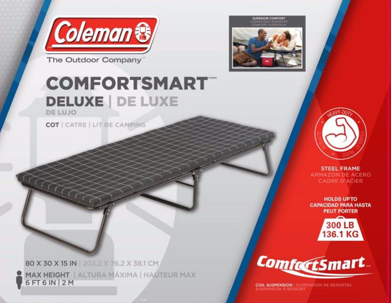 Coleman ComfortSmart Cot Certified Refurbished 