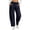 Dark Blue, variant on DYTTDG Women's Straight Leg Sweatpants, Drawstring Elastic High Waist Loose Casual Jogger Pants with Side Pockets for Daily Loungewear
