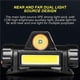 thumbnail image 4 of Luz De Cabeza Led Cabeza De Carga Usb Luz Luminosa Luz De Antorcha De Cabeza Led A Prueba De Agua Con Fuentes De Luz Duales Larga Resistencia Para Pesca Al Aire Libre matsuzay HA017193-00, 4 of 7