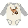 thumbnail image 3 of Inktastic Easter Velociraptor with Bunny Ears Boys or Girls Long Sleeve Baby Bodysuit, 3 of 5
