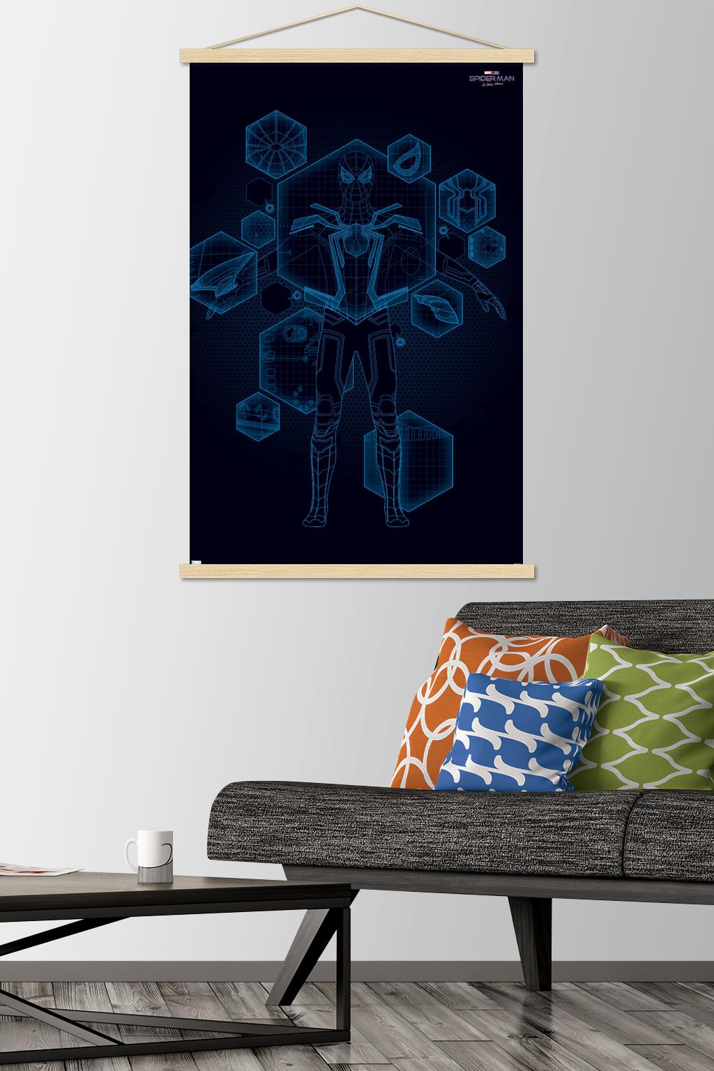 Marvel Spider-Man: No Way Home - Tech 24" x 40" Framed Poster, by Trends International