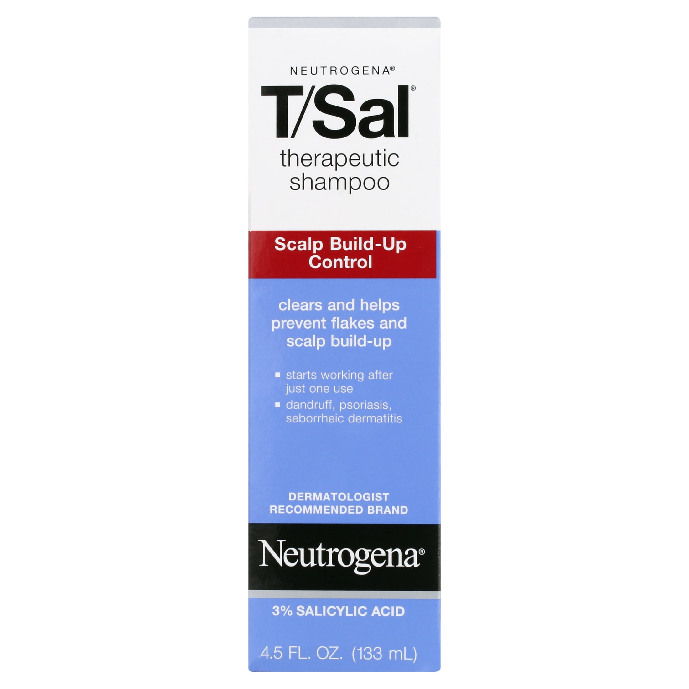 Neutrogena T/Sal Therapeutic Shampoo for Psoriasis & Dermatitis, 3% Salicylic Acid, 4.5 fl. oz  (图4) Neutrogena T/Sal Therapeutic Shampoo for Psoriasis & Dermatitis, 3% Salicylic Acid, 4.5 fl. oz  (图4)