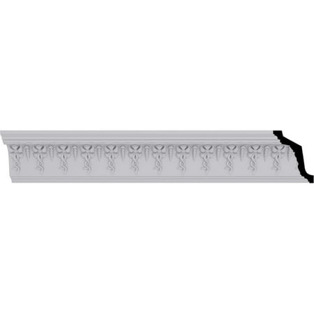 5"H x 3 7/8"P x 6 1/2"F x 94 3/8"L, (2 3/8" Repeat), Scott Crown Moulding