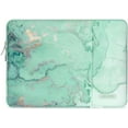 thumbnail image 5 of Mosiso Polyester Vertical Style Water Repellent Laptop Sleeve Case Bag Cover with Pocket for 13-13.3 Inch Notebook, MacBook Pro 14 inch M4 M3 M2 M1 Chip Pro Max 2024-2021, Green Marble, 5 of 6