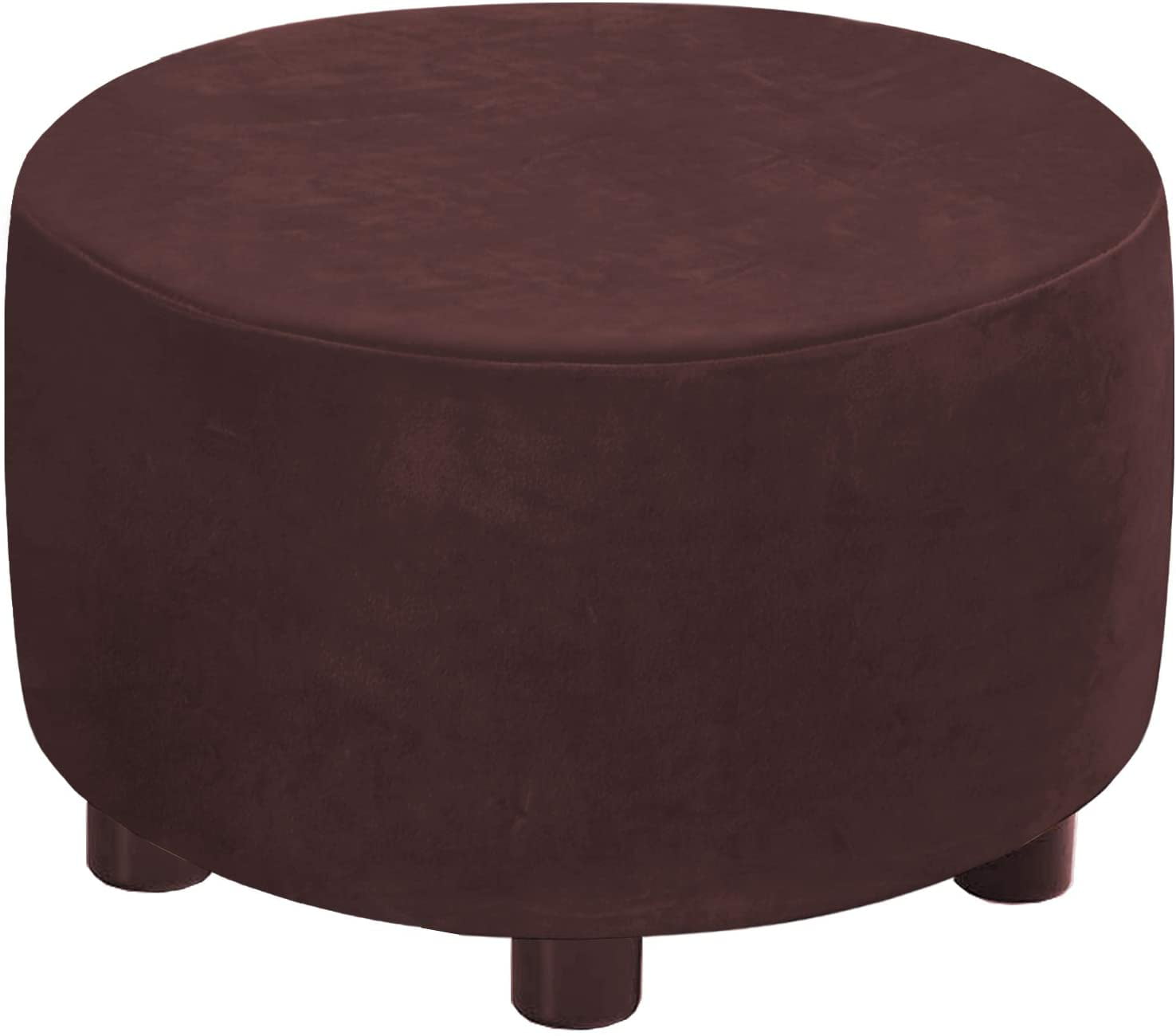 Details about   Elastic Ottoman Pouf Cover Foot Rest Stool Slipcover for Dressing Room 