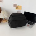 thumbnail image 3 of AMERTEER Woman Backpack Large Capacity Girls School Bags Solid Color for Vacation (Black), 3 of 10