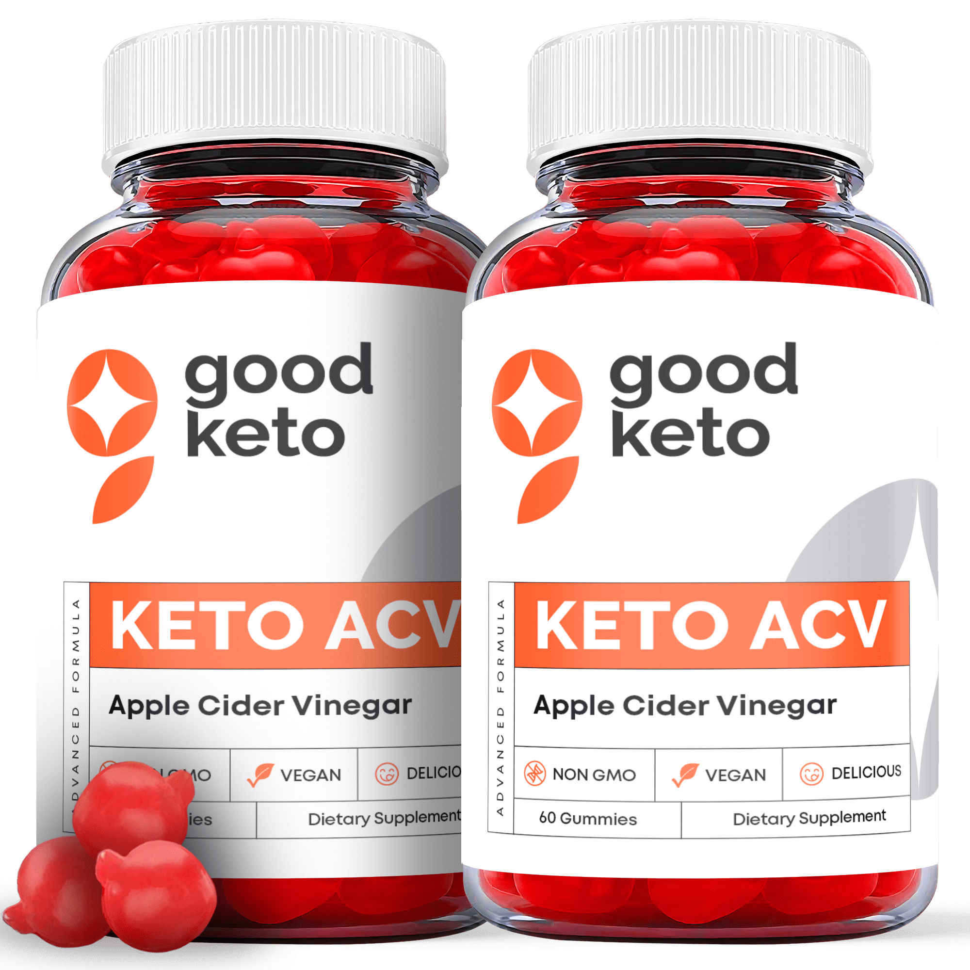 (2 Pack) Good Keto ACV Gummies Supplement for Weight Loss Energy