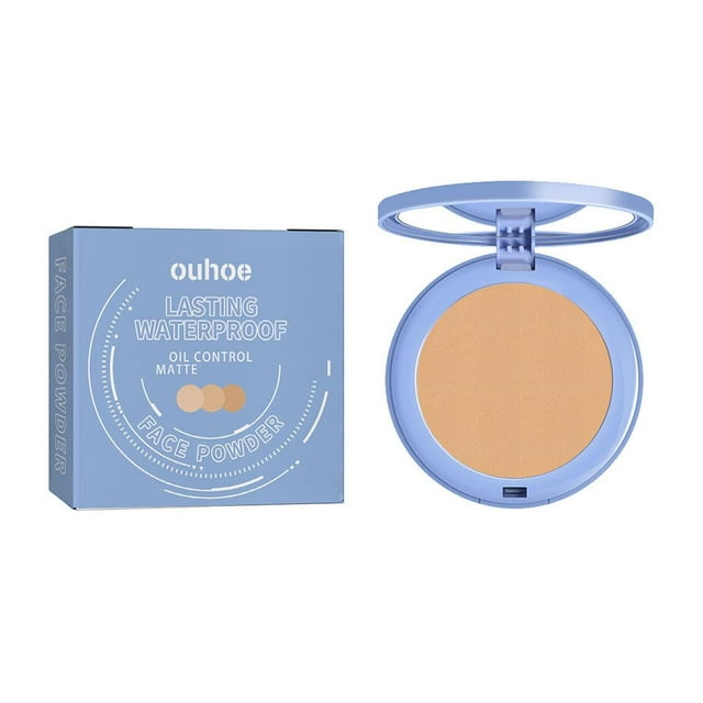 Poudre Compacte 8 g Pressée pour une Finition Mate Naturelle, Indispensable pour le Maquillage et Pratique pour le Voyage