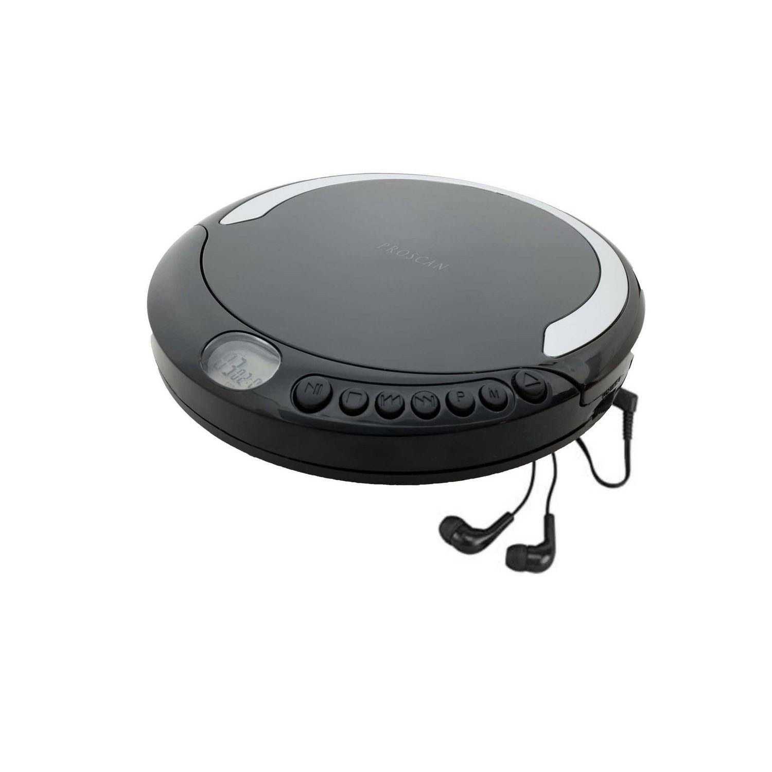 Proscan Personal CD Player with 1-cm (0.4-in) Display - Black
