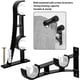 thumbnail image 3 of 6 Piezas Barra de Cortina de Metal Resistente, Soporte para Barra de Cortina, Soporte para Barra de Cortina Doble, Soporte para Cortina, Soporte para Barra de Cortina de Aluminio, Curta Negra, 3 of 5