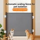 thumbnail image 3 of Barrera de puerta antiescape para mascotas valla retráctil automática divisoria antisalto bloquer gatos entrada instalación con punch sin perforación fácil instalar diseño plegable almacenar protec, 3 of 3