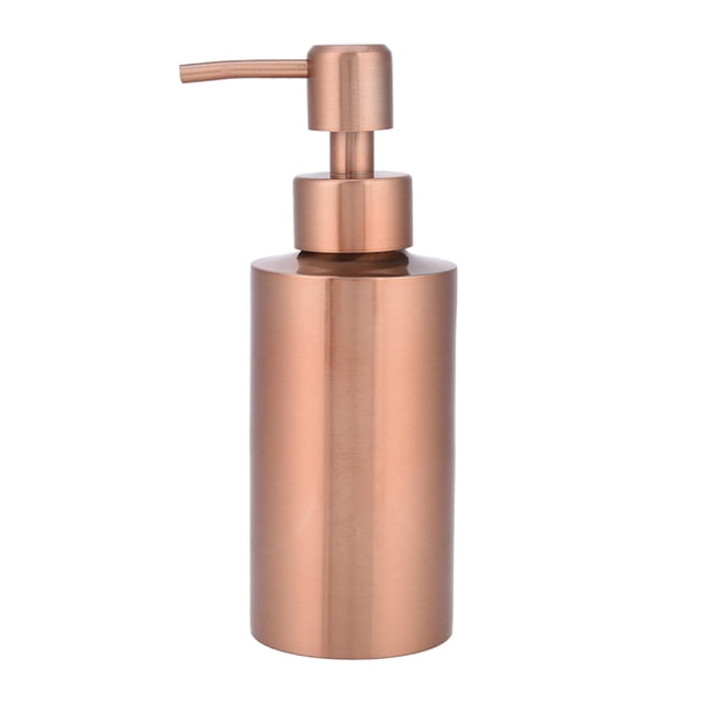Dispensador de Jabón Líquido BRILLAR Acero Inoxidable 550ML para Encimera de Baño y Cocina