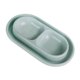 thumbnail image 5 of Comederos para gatos con doble cuenco para comida y agua, fáciles de limpiar para exteriores. Gris pequeño, 5 of 9