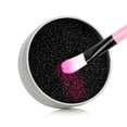 thumbnail image 1 of Color Removal Sponge - Dry Makeup Brush Quick Cleaner Sponge - Removes Shadow Color from Your Brush without Water or Chemical Solutions - Compact Size for Travel, 1 of 7
