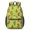 Hedgehog and Pot Green Pattern, variant on Hedgehog and Spiky Yellow Pattern 17" Waterproof Oxford School Backpacks for Teens, S-Shape Padded Straps, for School, Travel, Hiking, Camping