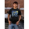 thumbnail image 5 of Mega Man Video Game Starry Night Men's Graphic T Shirt Tees Brisco Brands S, 5 of 6