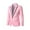 Pink, variant on Penkiiy Blazer for Men Men's Fashion England Solid Color High Quality Casual Single Breasted Suit Pink Coats