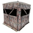 thumbnail image 2 of Muddy Outdoors Hunting Easy Set-Up Portable Concealable Black-Backed Water Resistant Epic Camo Prevue Ground Blind, 2 Person Blind, 2 of 14