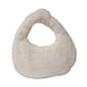 thumbnail image 4 of Bolso de felpa para mujer, ligero y moderno, tipo bandolera, tipo bola de masa. Blanco, 4 of 7