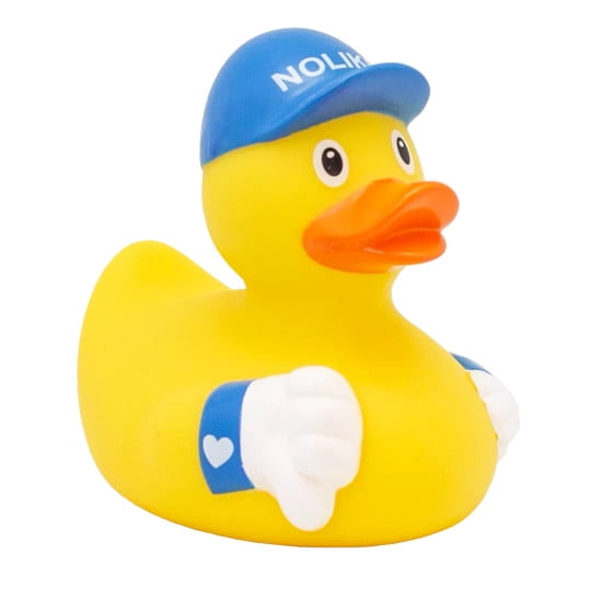 No Like Thumbs Down Rubber Duck