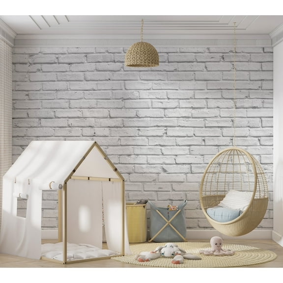 Tiptophomedecor Background & Patterns Wallpaper Wall Mural - White Stone