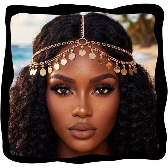 Boho Chain Headpiece Hair Accessories for Women