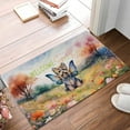 thumbnail image 2 of Welcome Spring Fairy Yorkshire Terrier in Flower Meadow Doormat Yorkie Dog Lover Gifts Indoor Outdoor Welcome Mat - 13002, 2 of 5