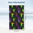 thumbnail image 4 of Mushrooms Large Beach Towel - Plush Thick Cotton Pool Towel, Adult Beach Towels, 4 of 17