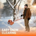 thumbnail image 6 of Litheli 20V Cordless Snow Shovel, 13-inch Battery Powered Snow Thrower, with Auxiliary Handle and 4.0Ah Battery, Easy Snow Removal Tool for Driveways, Sidewalks, Patios and Decks, 6 of 7