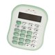thumbnail image 1 of Calculadora de pan pequeña, portátil, sencilla, compacta, ligera, bonita, de 12 dígitos. Verde, 1 of 9