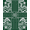 Green White Silver, Pattern 4, variant on ODIKA Gridiron Cave Pennant Border Athletic Bold Football Vintage Lone Playful for Dorm Room, Small Living Apartment, Stain Resistant Low Profile