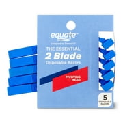 Equate The Essential 2 Blade Disposable Razors, 5 Count