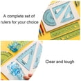 thumbnail image 4 of Huayishang For Kids Student Soft Bendable Ruler Flexible Plastic Centimeter Ruler.Flexible Unbreak.able Rulers Officerulers 4 Pieces (2 Triangle Rulers 1 Protractor And 20cm Or 15cm）, 4 of 9