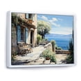 thumbnail image 2 of Designart "Retreat in Cannes French Riviera Serenity I" Nautical & Beach Floater Framed Canvas Art Print, 2 of 7