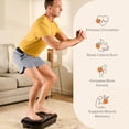 thumbnail image 3 of Lifepro HexaPlate Vibration Plate Exercise Machine with Magnetic Acupoints – Full Body Vibrating Platform for Weight Loss, Recovery & Toning – Quiet Vibration Plate Machine for Home Fitness - Black, 3 of 9