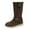Coffee, variant on Willtoo Women's Wide Calf Knee High Boots, Wide Width Slouchy Knee-High Boots