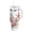 Colorful Musical Notes with Flowers, variant on 40 oz Tumbler With Handle Stainless Steel Insulated Tumbler With Lid for Car Cup Holder Digital Art Of Peony