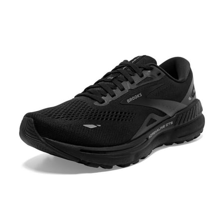 Brooks Women’s Adrenaline GTS 23 Supportive Running Shoe - Black/Black/Ebony - 5.5 Medium