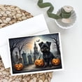 thumbnail image 2 of Carolines Treasures DAC2001GCA7P 5 x 7 in. Affenpinscher Spooky Halloween Greeting Cards & Envelopes - Pack of 8, 2 of 3