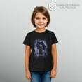 thumbnail image 2 of Girl's Wednesday Character Poster  Graphic Tee Black Large, 2 of 9