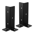 thumbnail image 4 of Shisuyan Homeowners Metal Fence Bracket Black 1 Set 5X1.4X1.2In, 4 of 9