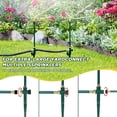 thumbnail image 2 of 2 Pack 3-Arm Garden Sprinkler, 360 Degree Rotation Lawn Sprinkler, High-Rise Lawn Watering Irrigation System, Adjustable Height, 2 of 8