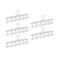 thumbnail image 2 of 5 perchas giratorias con 12 ganchos para ropa, para guardar toallas y sujetadores en el armario. Gris, 2 of 7