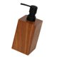 thumbnail image 1 of Premium Resin Foam Pump Dispenser Bathroom Bottle Walnut Wood Design For Shampoo Body Wash Hotel Bath Accessories Multicolor, 1 of 4