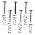thumbnail image 3 of Paquete de 6 Tornillos de ajuste de pastilla de guitarra eléctrica Yuyangstore con resortes Plata, 3 of 5