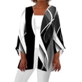 thumbnail image 1 of Robe à Manches Longues pour Femmes, Cardigan Ouvert en Chiffon Doux pour Soirée, 1 of 9